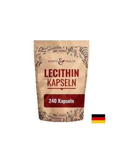 Лецитин (от соя) – Черен дроб и здравословен липиден метаболизъм, 1200 mg, 240 капсули