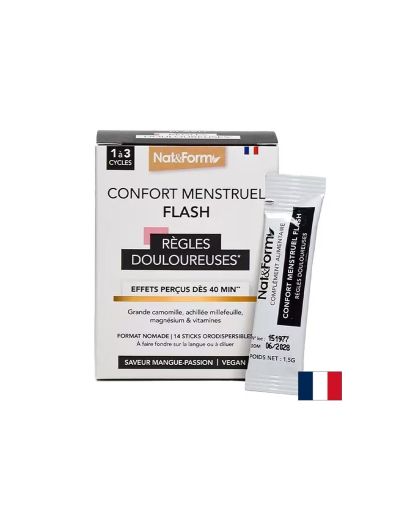 Confort Menstruel Flash – Менструален комфорт, 14 сашета