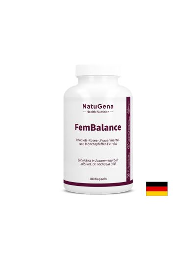 FemBalance – Хормонален баланс при ПМС, нередовен цикъл и менопауза, 180 капсули