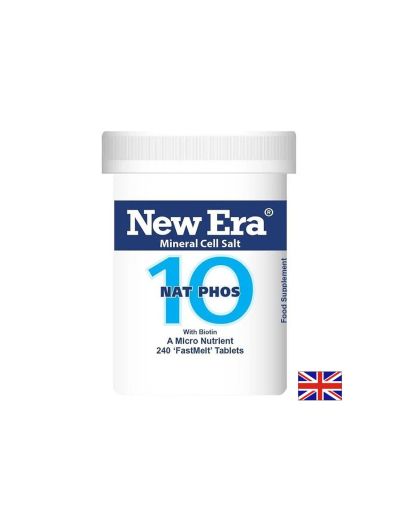 Минерална сол №10 Натриев фосфат с Биотин – При киселини и стомашен дискомфорт, 240 бързоразтворими таблетки