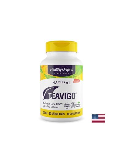 Зелен чай екстракт Teavigo® – Метаболизъм и контрол на телесното тегло, 150 mg, 60 софтгел капсули