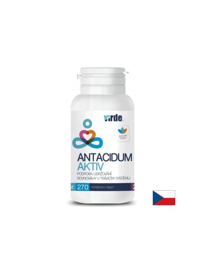 Antacidum Aktiv – Минерали и растителни екстракти при киселини и стомашен дискомфорт, 270 филмирани таблетки