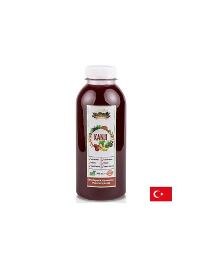 Ферментирала напитка от червено цвекло (Kanji) с пробиотици – За детокс и храносмилане, 500 ml