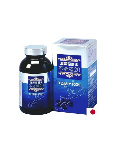 Спирулина Furousou (дълбоководна, с висока концентрация) – Енергия и имунитет, 2000 mg, 1000 таблетки