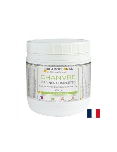 Конопено семе (небелено) – Източник на омега мастни киселини и фибри, 300 g