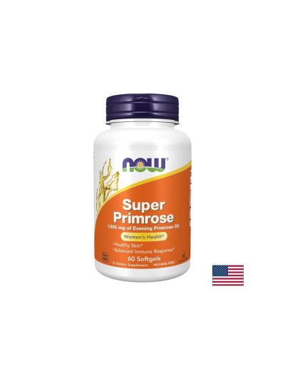 Масло от вечерна иглика 1300 mg, Super Primrose, 60 софтгел капсули