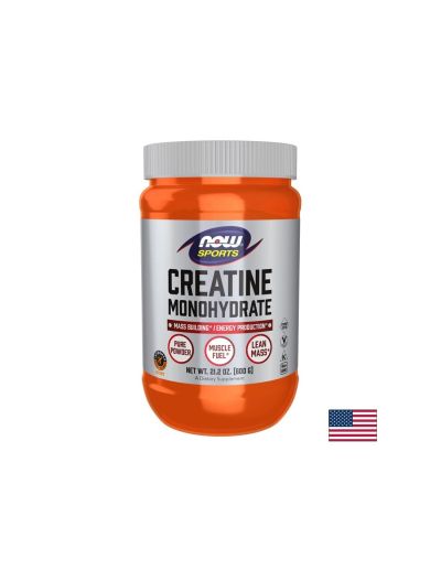 Креатин монохидрат – Сила, издръжливост и мускулна маса, 5000 mg, 600 g прах