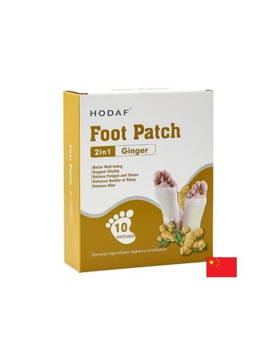 Пластири за детоксикация – С джинджифил, турмалин и оцет, 10 броя