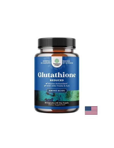 Глутатион 500 mg + Бял трън 100 mg + Алфа-липоева киселина 50 mg – Детокс и защита на черния дроб, 30 капсули
