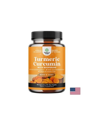 Куркума с BioPerine – Ставен комфорт и подвижност, 90 капсули