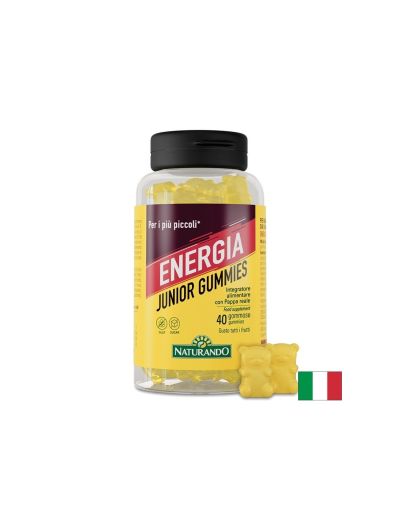 Формула за енергия и имунитет за деца с Пчелно млечице 200 mg + Витамини B6, B12 и D3, Energia Junior, 40 желирани таблетки