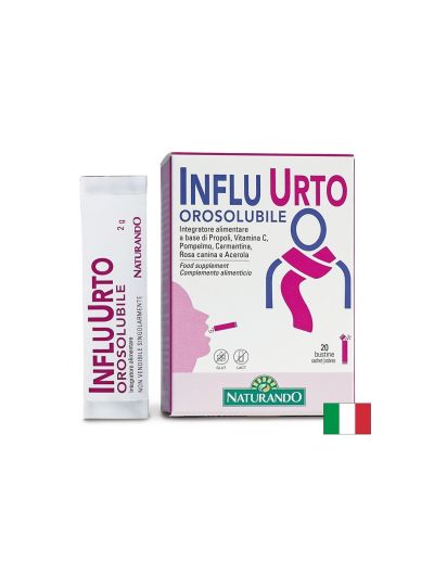 Формула за силен имунитет с Прополис 400 mg и Витамин C 360 mg, Influ Urto, 20 сашета