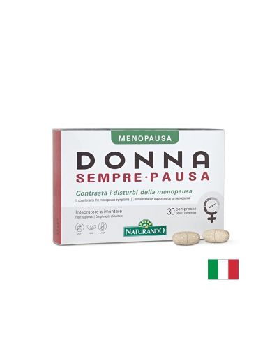 Формула при симптоми на менопауза със Соя 200 mg и Див ям 100 mg, Donna Sempre Pausa, 30 таблетки