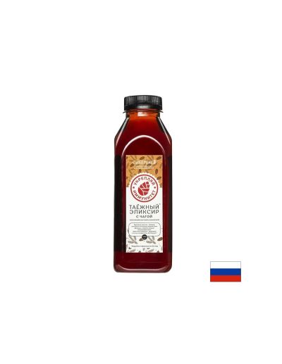 Тайга Еликсир с гъба чага и сибирска ела – Силен имунитет и тонус, 500 ml
