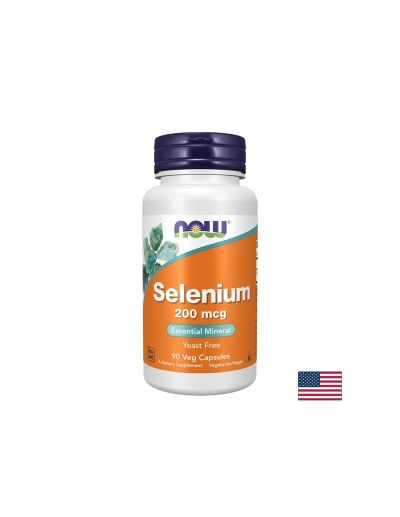 Селен (L-селенометионин) – При Хашимото и хипотиреоидизъм, 200 µg, 90 веган капсули