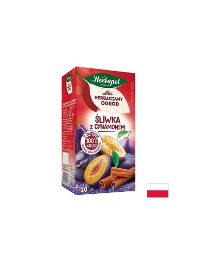 Чай Слива и Канела, 20 филтърни пакетчета