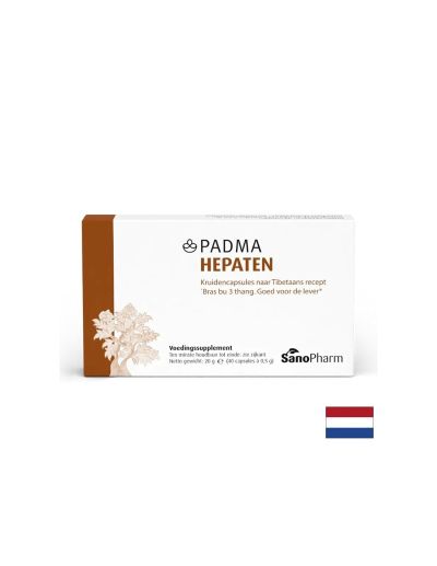 Padma Hepaten – Детоксикация и подкрепа за черния дроб, тибетска билкова формула, 40 капсули