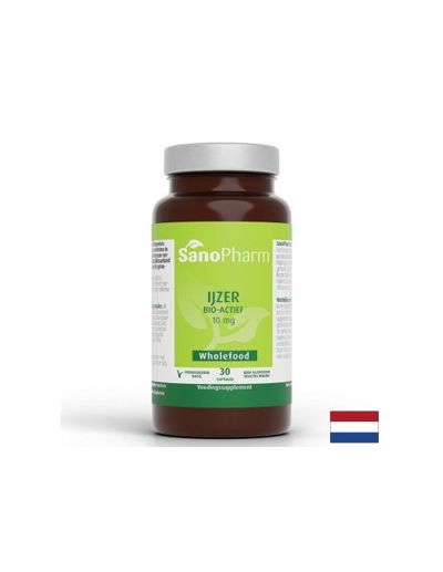 Желязо – Енергия и подкрепа при анемия, 10 mg, 30 капсули