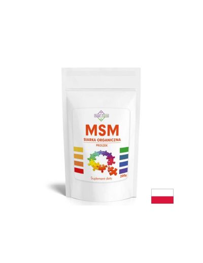 МСМ (метилсулфонилметан) – Здрави стави и гъвкави сухожилия, 1000 mg, 200 g прах