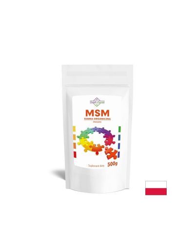 МСМ (метилсулфонилметан) – Здрави стави и еластични сухожилия, 1000 mg, 500 g прах