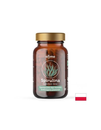 Спирулина – Енергия и кръвотворене, 380 mg, 60 капсули