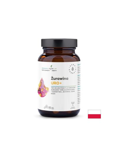 Червена боровинка 700 mg с Коприва  и Ехинацея – Здрав уринарен тракт и защита от инфекции, 60 капсули