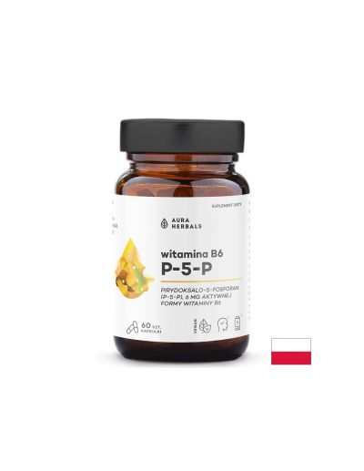 Витамин B6 (P-5-P) – Баланс на нервната система и намаляване на умората, 6 mg, 60 капсули