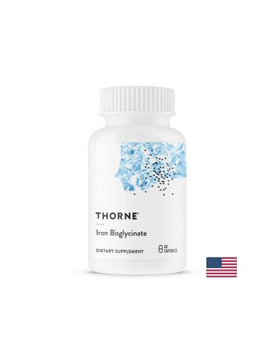 Желязодефицитна анемия - Желязо (бисглицинат), 25 mg х 60 капсули Thorne