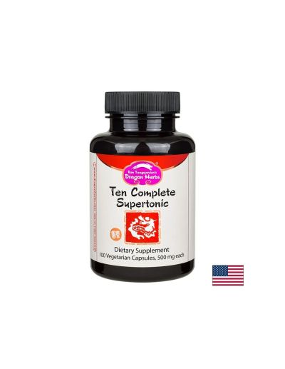 Подмладяване на изтощения организъм - Тоник формула от 10 билки, 100 капсули