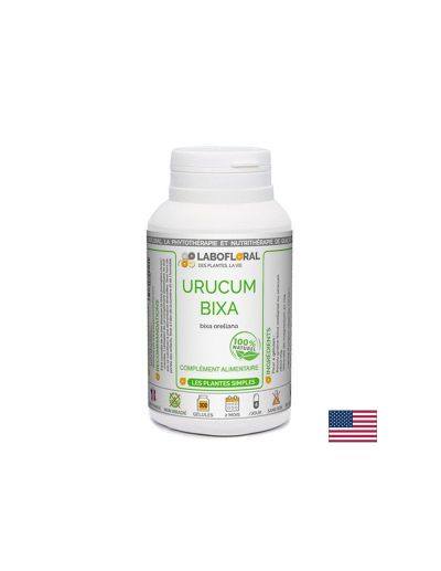 Урукум Бикса (Анато) – Естествен загар и защита на кожата, 415 mg, 500 капсули