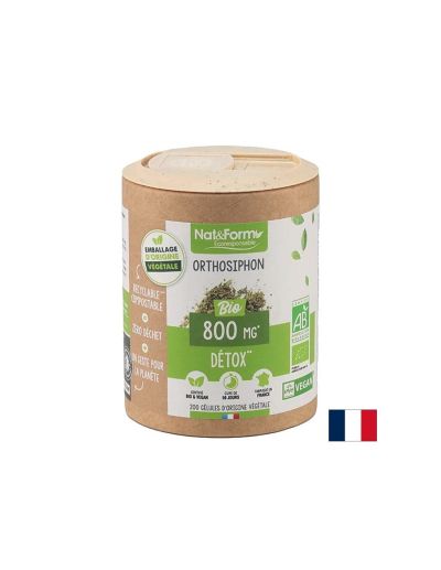 Ортосифон (котешки мустачки) БИО – При отоци и уринарни проблеми, 210 mg, 200 капсули