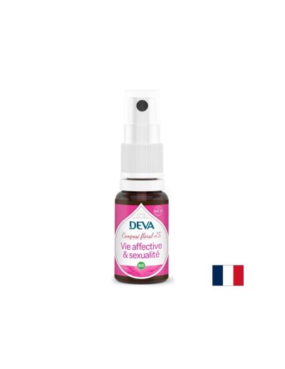 Цветни есенции Deva №5 (хибискус, босилек и див морков), спрей, 15 ml