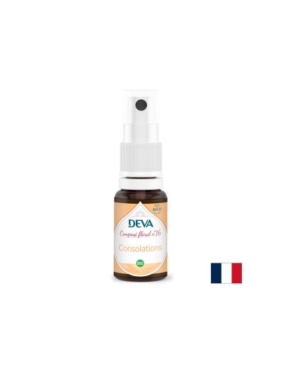 Цветни есенции Deva №16 (жасмин, глог и ангелика), спрей, 15 ml