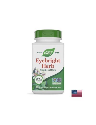 Eyebright Herb - Очанка – билка за здрави очи, 430 mg, 100 капсули  Nature’s Way