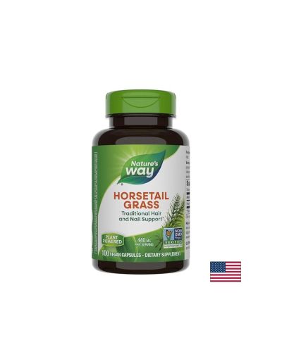 Horsetail Grass/ Полски хвощ (трева) 440 mg x 100 капсули Nature’s Way
