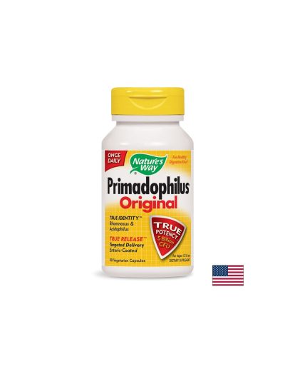 Primadophilus Original - Примадофилус Original 5 млрд. активни пробиотици, 90 капсули Nature’s Way
