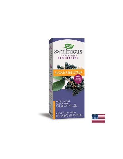 Sambucus Sugar Free Syrup/ Самбукус сироп без захар x 120 ml Nature’s Way