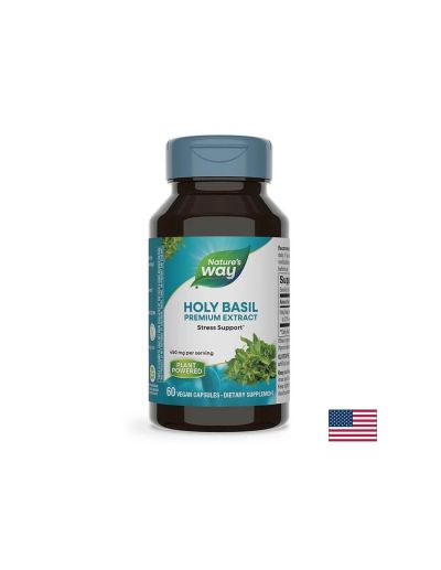 Holy Basil/ Свещен босилек 450 mg х 60 капсули Nature’s Way