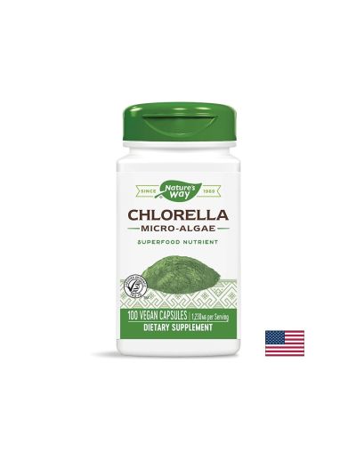 Chlorella Micro-Algae/ Хлорела (микро-водорасли) 410 mg х 100 капсули Nature’s Way
