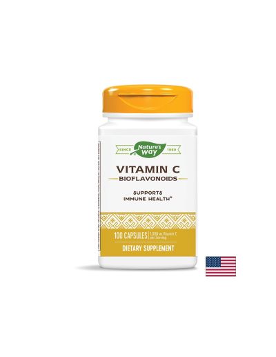 Vitamin C Bioflavonoids/ Витамин С & Биофлавони 500 mg х 100 капсули Nature’s Way