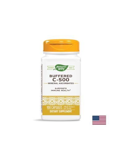 Buffered C-500/ Витамин С (буфериран) 500 mg x 100 капсули Nature’s Way