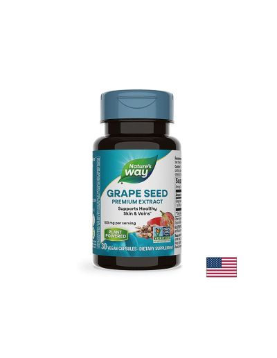 Grape Seed with Vitamin C/ Гроздово семе с Витамин С х 30 капсули Nature’s Way