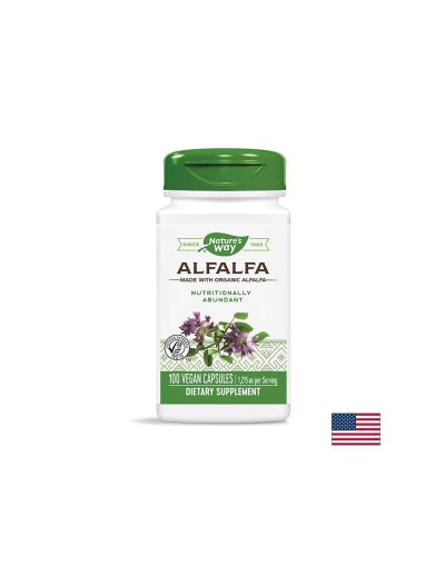 Alfalfa, Люцерна 405 mg х 100 капсули Nature’s Way