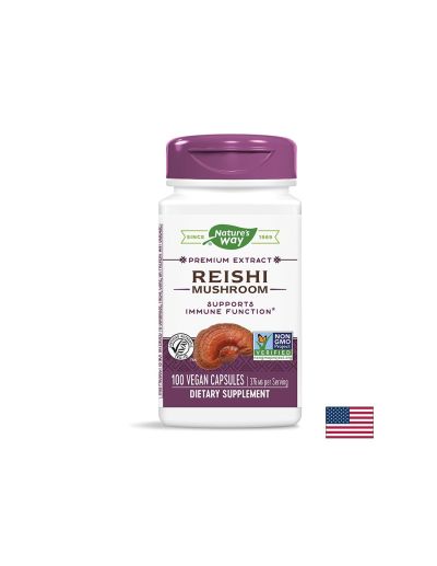 Reishi Mushroom/ Рейши 188 mg х 100 капсули Nature’s Way