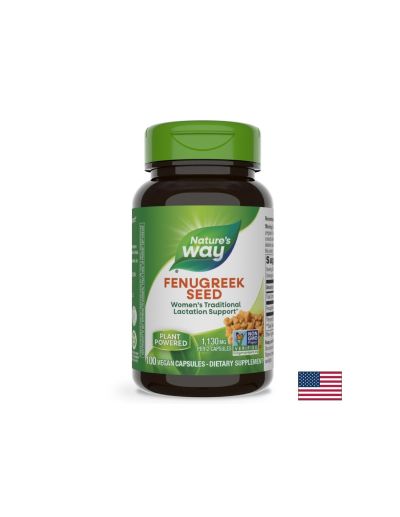 Fenugreek Seed/ Сминдух (семена) 610 mg х 100 капсули Nature’s Way