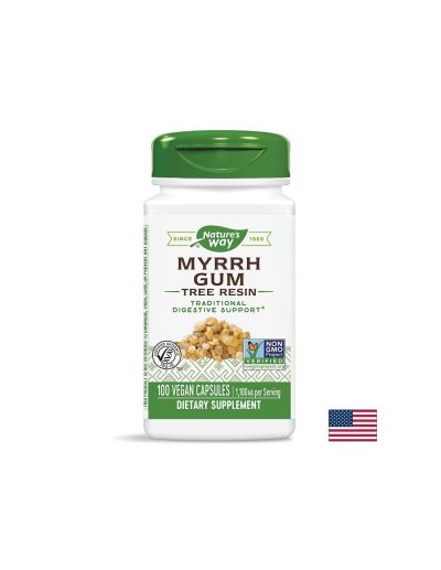 Myrrh Gum Tree Resin/ Смирна (смола) 550 mg х 100 капсули  Nature’s Way