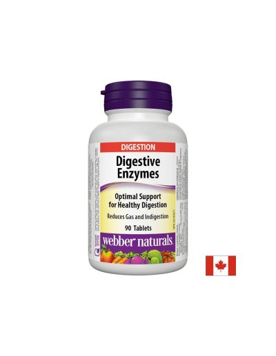 Dygestive Enzymes/ Храносмилателни ензими х 90 таблетки Webber Naturals