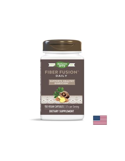 Диетични фибри - Детоксикация и отслабване - Fiber Fusion, 150 капсули Nature’s Way