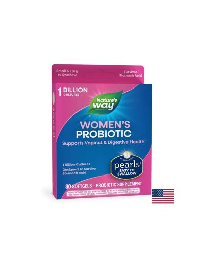 Pearls® Probiotic Women`s/ Пърлс® Пробиотик за жени 1 млрд. активни пробиотиици х 30 софтгел капсули