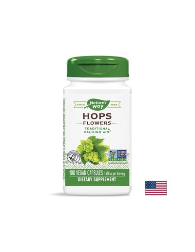 Hops Flowers / Хмел (цвят) 310 mg х 100 капсули Nature’s Way